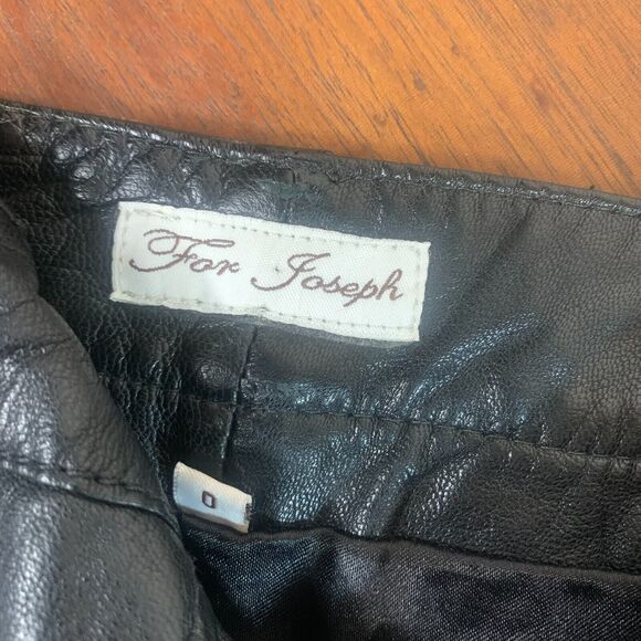 For Joseph leather Mini skirt Size 0, Excellent condition - Picture 2 of 3